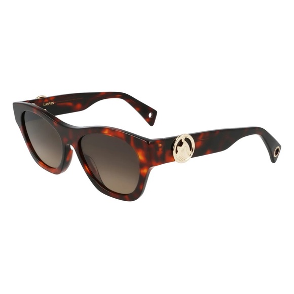 LANVIN RED HAVANA GRADIENT UNISEX SUNGLASSES LNV604S